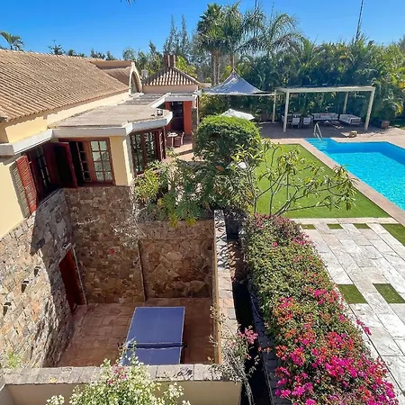 Maspalomas Royale Luxury Retreat In Gran Canaria Private Heated Pool Charming Outdoor Dining Area Bbq Nestled In The Heart Of,